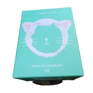I Dew Care White Cat Headband 1pc